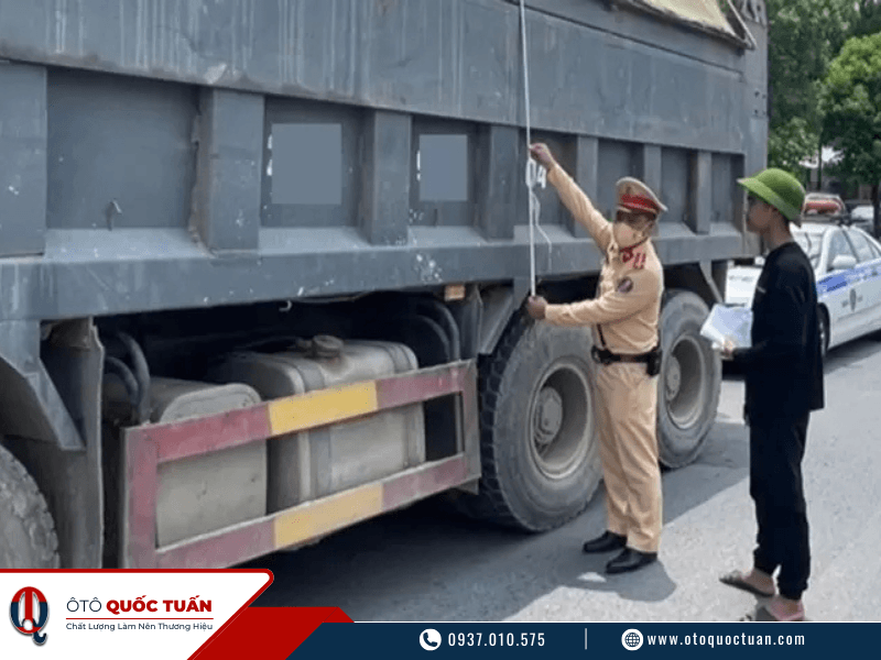 Quy định về chiều cao thùng xe tải và mức phạt khi vi phạm 3 Mức phạt đối với chủ xe tải