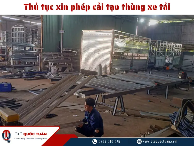 Quy định về cải tạo thùng xe tải mới nhất – Những điều cần biết 2 cai tao thung xe tai 1